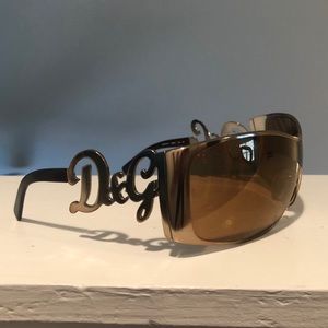 Dolce & Gabbana Gold Sunglasses